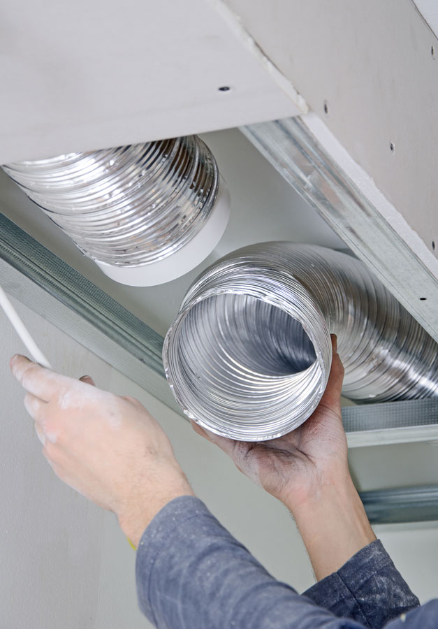 HVAC vent and ductwork close-up cleaned by Pro Tech Air Duct Cleaning St Louis MO